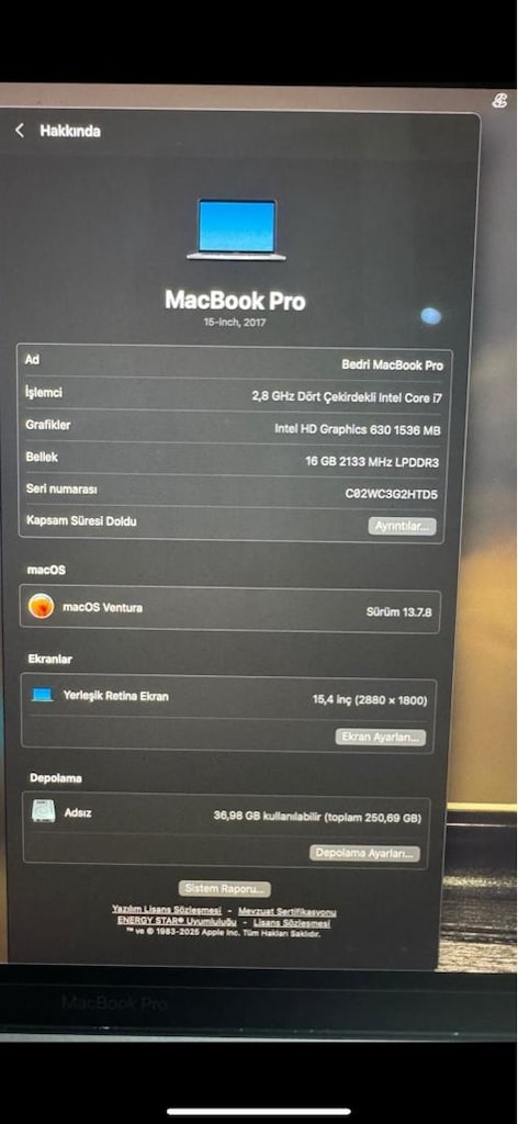 MACBOOK PRO 15-İNCH