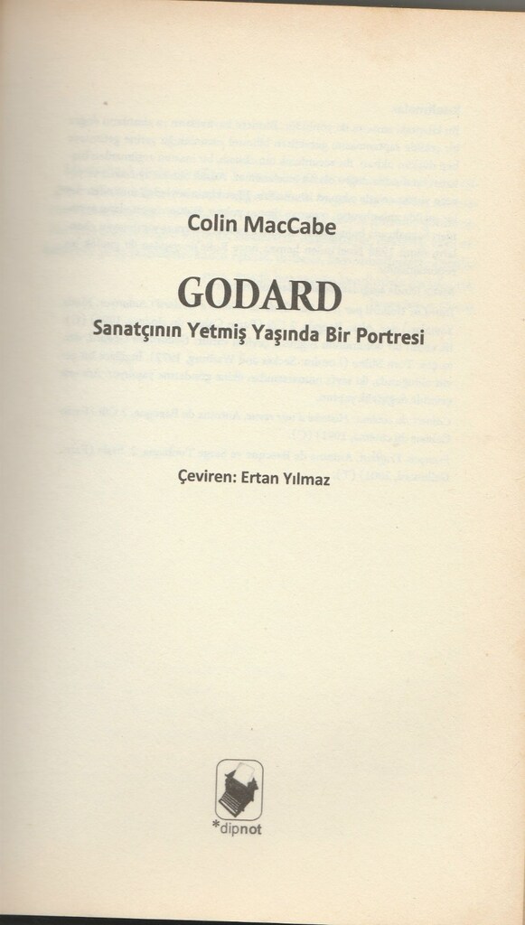 Godard Sanatçının Yetmiş Yaşında Bir Portresi- Colin MacCabe - 3