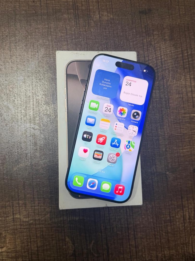 İPHONE 16 PRO 128 GB PİL 86 SİYAH YD - 7