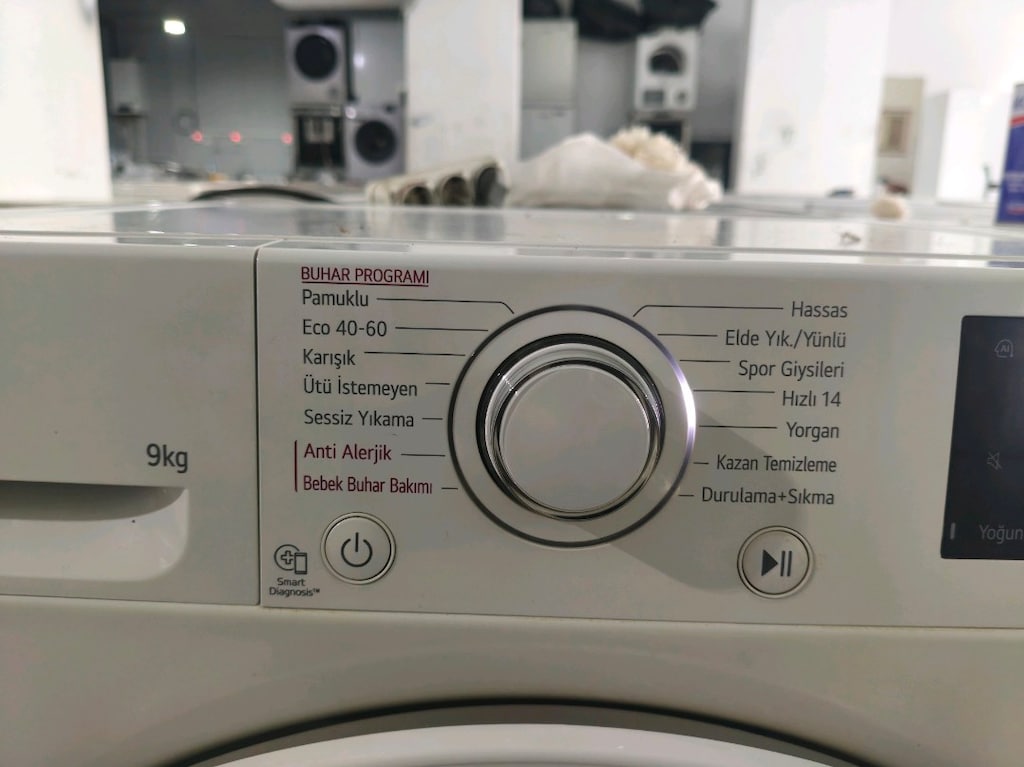 LG 9 kg 1400 devir yeni nesil çok temiz çamaşır makinesi - 6