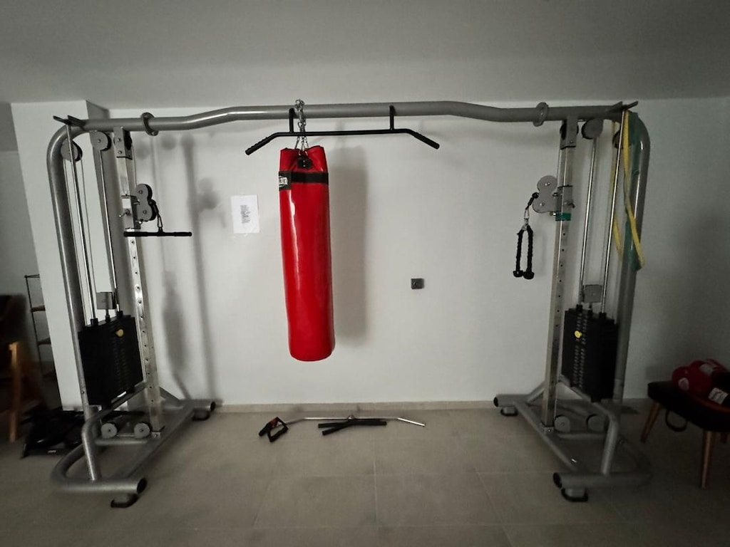 PROFESYONEL BODY-SOLID SPOR SALONU SETİ – SMITH+CABLE+AĞIRLIKLAR+BOKS - 4