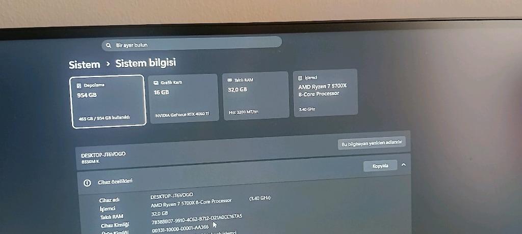 Full set oyuncu bilgisayarı+direksiyon seti - 7