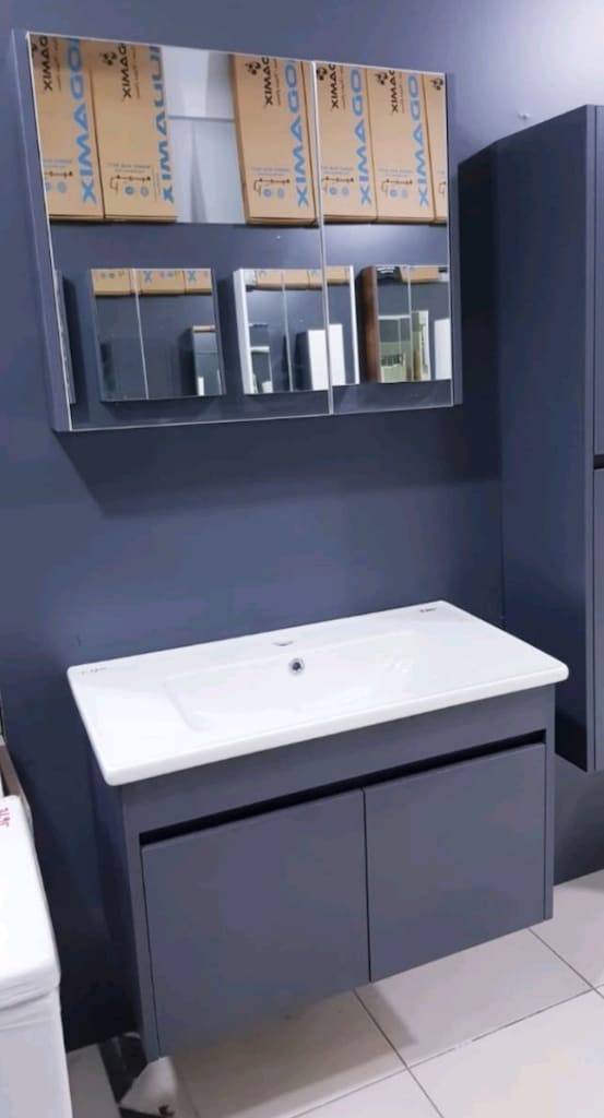 65 cm mdf kapakli banyo dolabi - 4