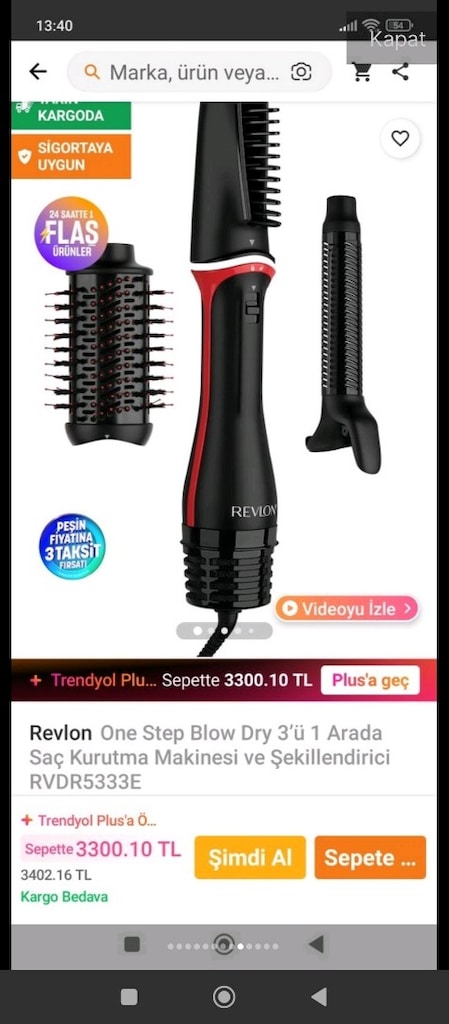 Revlon One-Step Blow-Dry Multi Styler - 6