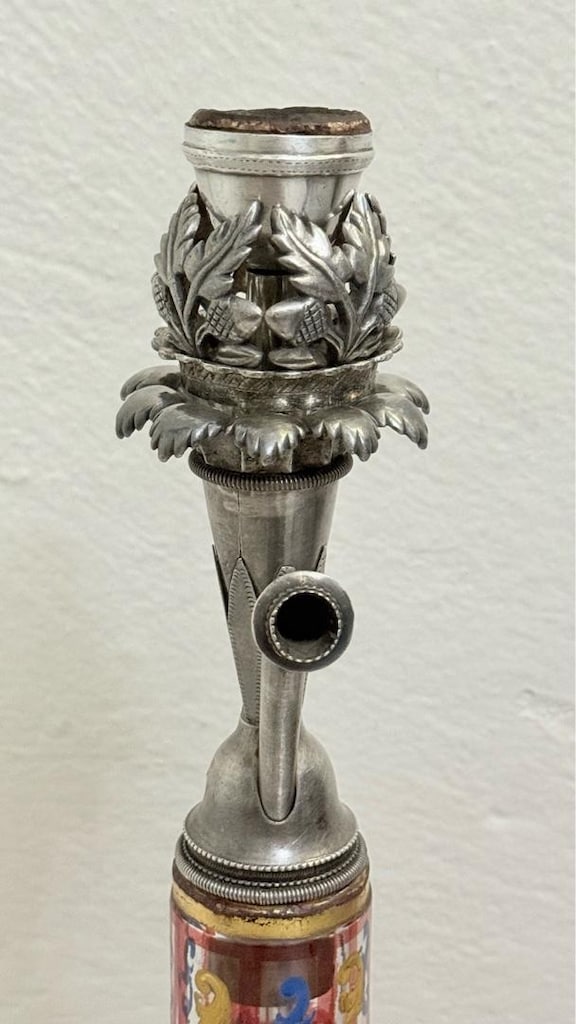 OSMANLI DÖNEM NARGİLE BOHEM CAM - 8