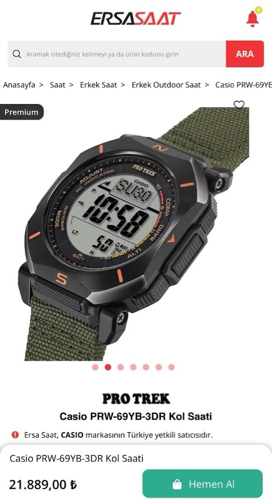 SIFIR KUTUSUNDA CASIO - 6