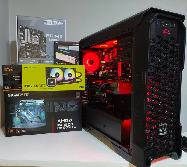 Bilgisayar Oyun Bilgisayarı Gaming PC - Ryzen 7 7800X3D - RX 9070 XT