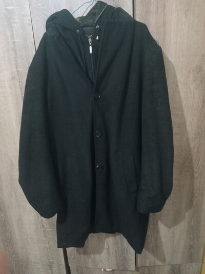 KAPŞONLU KAŞMİR PALTO x Large