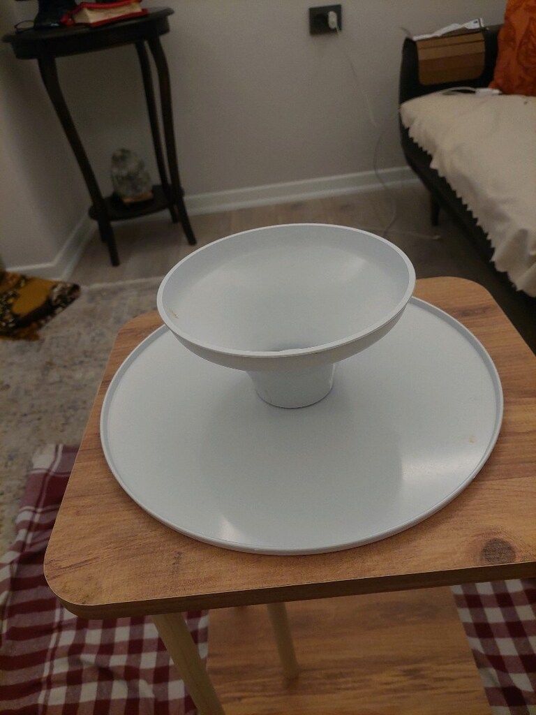 Dönerli Pasta sıvama standı. 30 cm. Sunumluk olarak da kullanılabilir. - 10