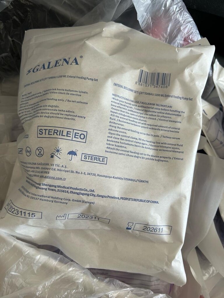 GALENA ENTERAL BESLENME SETİ ÇİFT TORBALI - 4