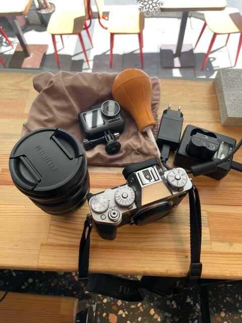 Fujifilm X-T5 + XF 16-55mm + DJI Osmo Action Komple Profesyonel Set