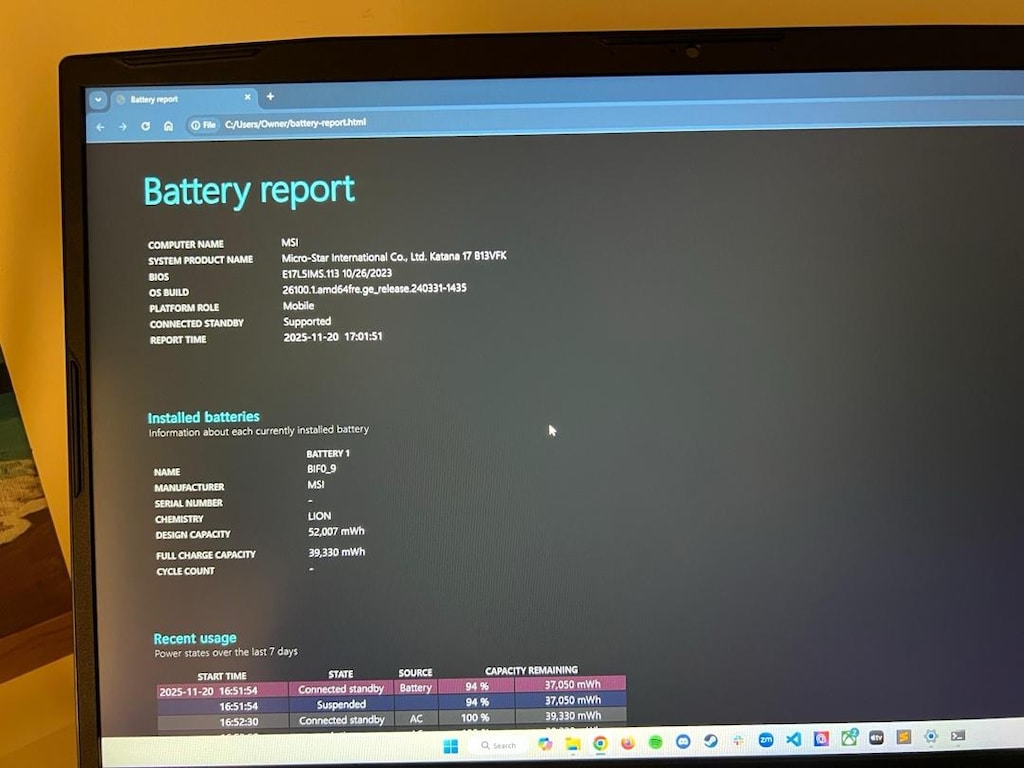 MSI KATANA 17.3 SIFIRDAN FARKSIZ - 10