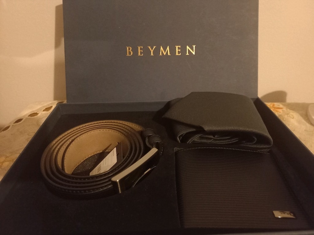 Beymen Cüzdan Kravat kemer Set