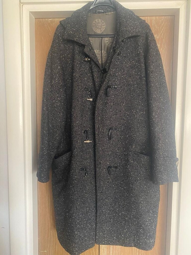 Vintage Versace Classic V2 %100 Yün Mont | Made in Italy | 52 beden