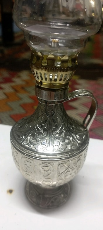 pirinç şinanay formunda gaz lambası - 5