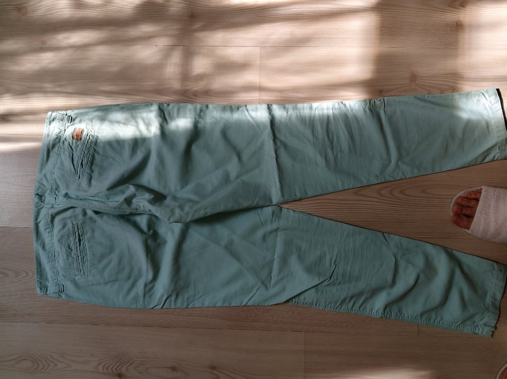 Güzel pamuklu yazlık kot pantolon. - 2