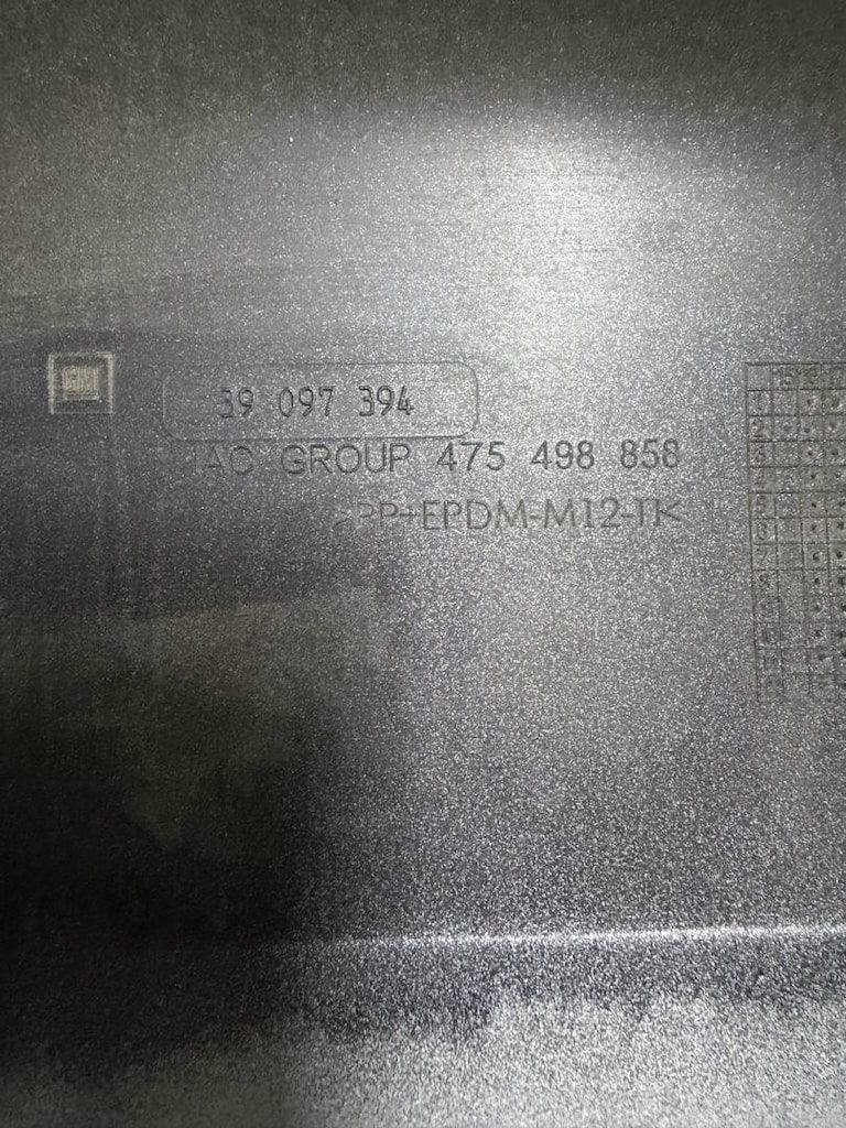 Opel Crossland X Arka Tampon Alt Kapağı Gümüş GM Orijinal 39122484 - 3 - 5