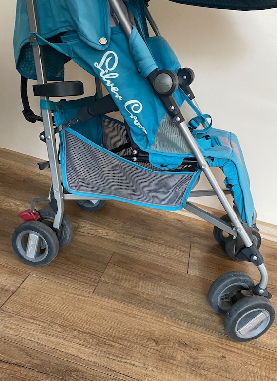 Silver Cross Zest Aqua Baston Bebek Arabası-Turkuaz - 8