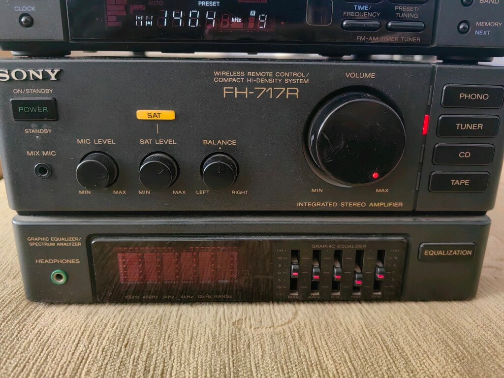 SONY FH-717R MÜZİK SETİ HOPERLÖR VE KUMANDASI YOK SORUNSUZ ÇALIŞIYOR - 4