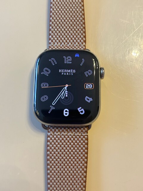 Apple Watch Hermès Series 10 46mm Titanium | %100 Pil | 2 Kayış