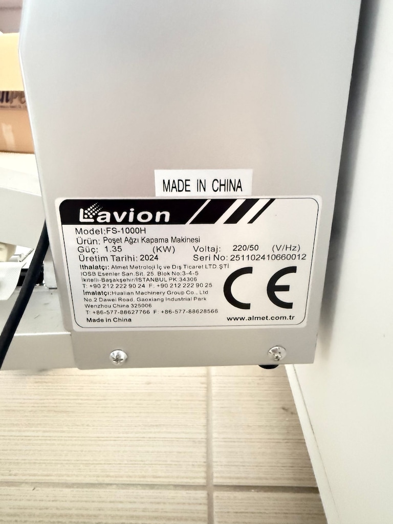 Lavion FS-1000H 100 CM Profesyonel Poşet Ağzı Kapama Makinesi - 5