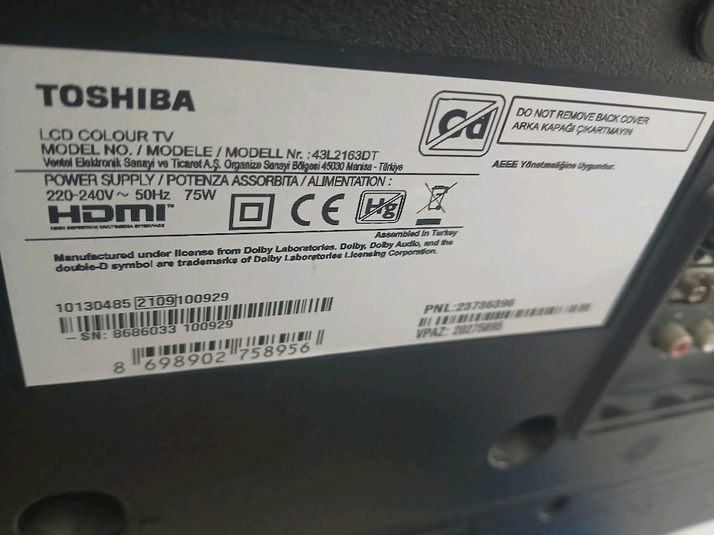 toshiba 32inc 82led uydulu andorıd - 4