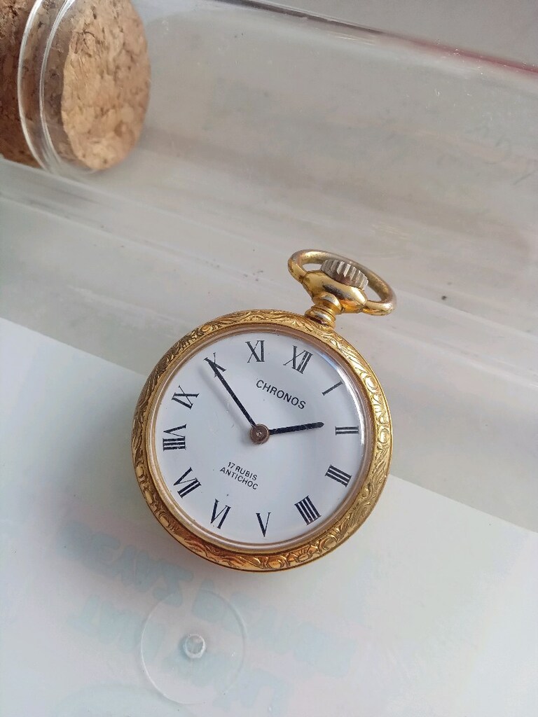 1940 lardan KURMALI CHRONOS BAYAN KOLYE SAATİ - 2