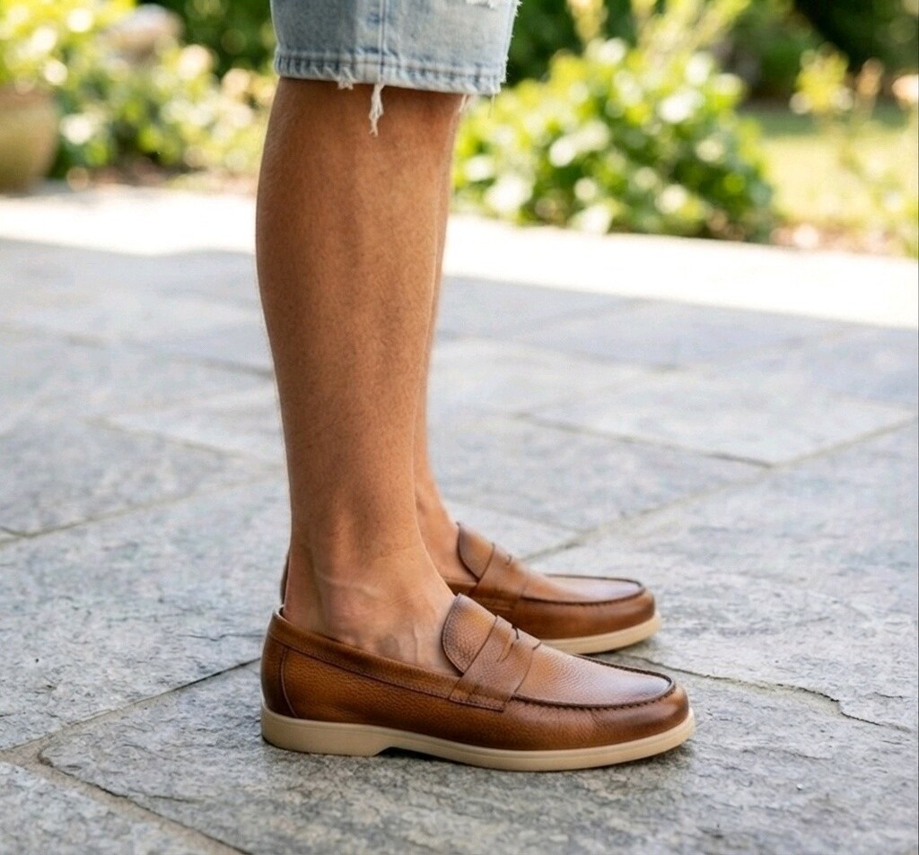 HAKİKİ DERİ LOAFER TABA (40-44) ERKEK AYAKKABI YENİ - 10