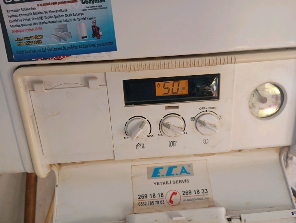 ECA hermatk kombi 24binlk çift esensorlu çok temiz salam uygun fiyata - 4