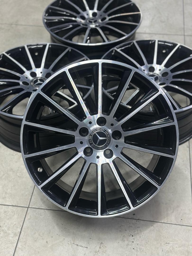 18 inç 5x112 Mercedes jant takımı ön arka set - 3