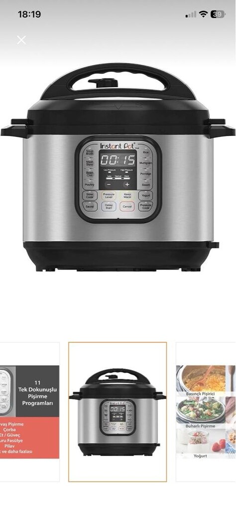 Instant Pot Duo 7-in-1 Akıllı Çok Amaçlı Pişirici – Sıfır - 2