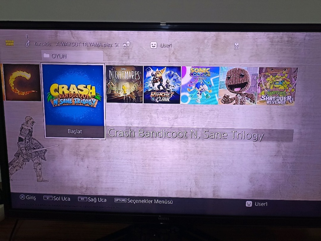 PS4 TEK KOL 1 TB HAFİZA 24 OYUN - 5