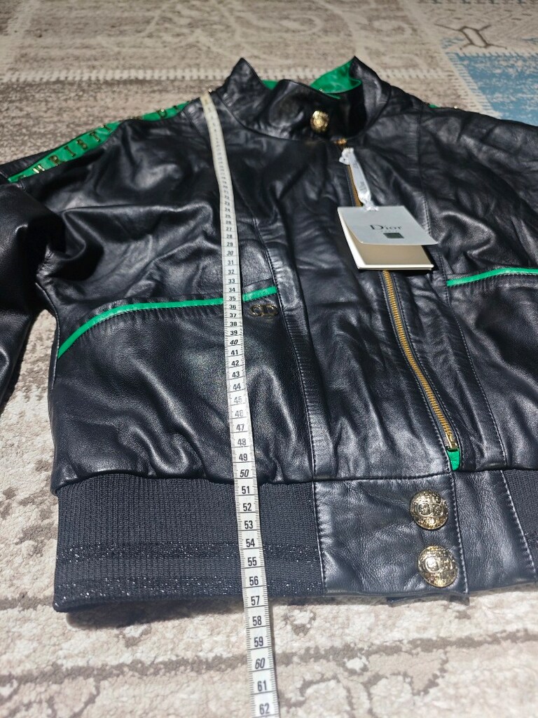 Siyah Deri Bomber Ceket - 3