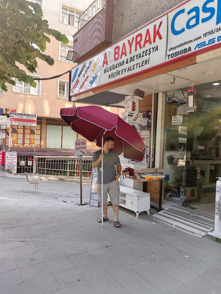 DEV KAMPANYA YERLİ ÜRETİM PLAJ ŞEMSİYESİ 200CM KALIN KUMAŞ A KALİTE - 5