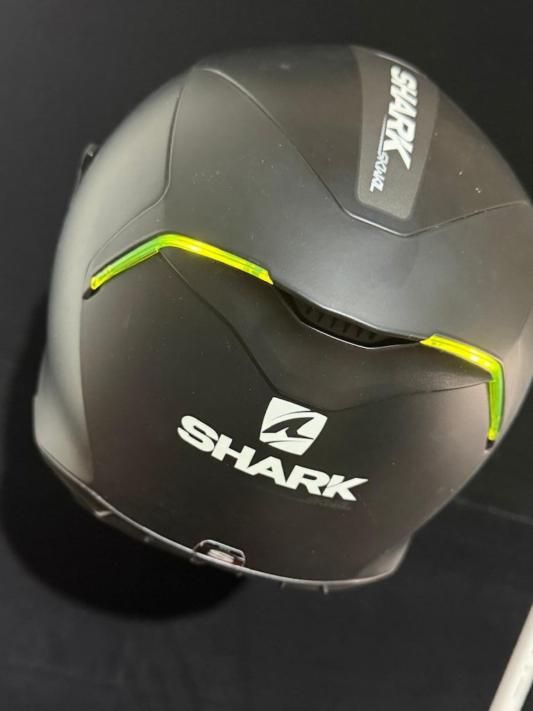 Shark Skwal Motosiklet Kaskı (Entegre LED Sistemli - Temiz) - 6