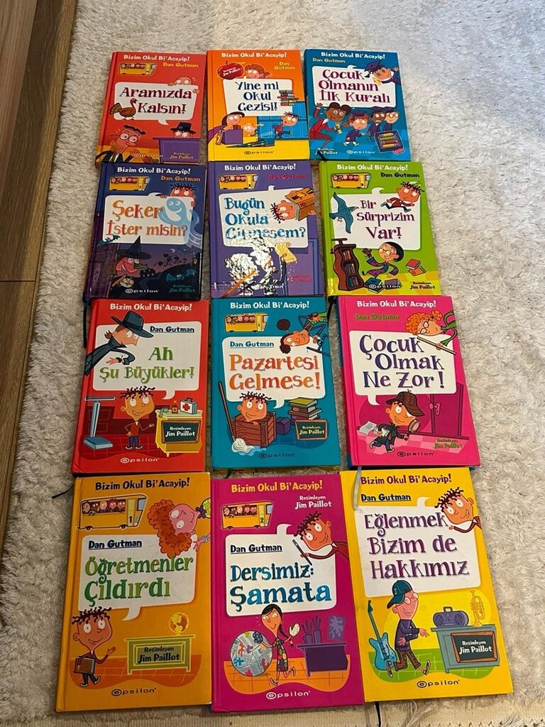 Bizim okul bi acaip 12li kitap set çocuk kitapları - 2