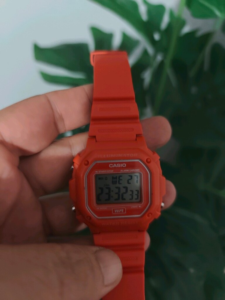Orjinal Casio F-108WH Erkek Saat Nar Çiçeği - 10
