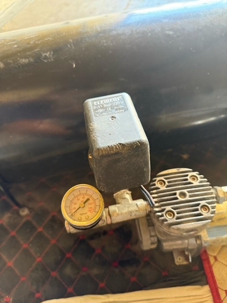 havalı korna ve air için hava tankı ve kompressör - 3