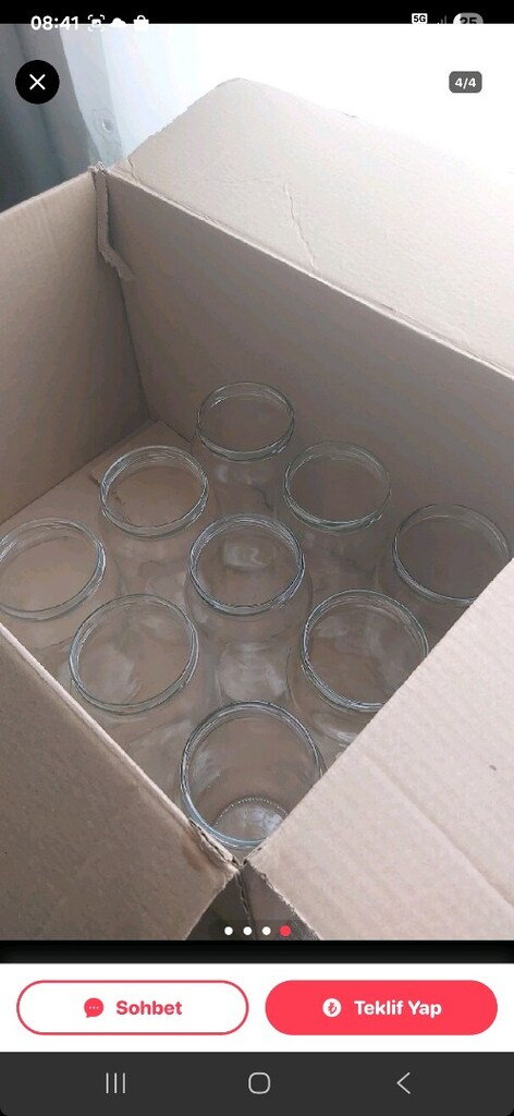 1 litrelik cam kavanoz - 3