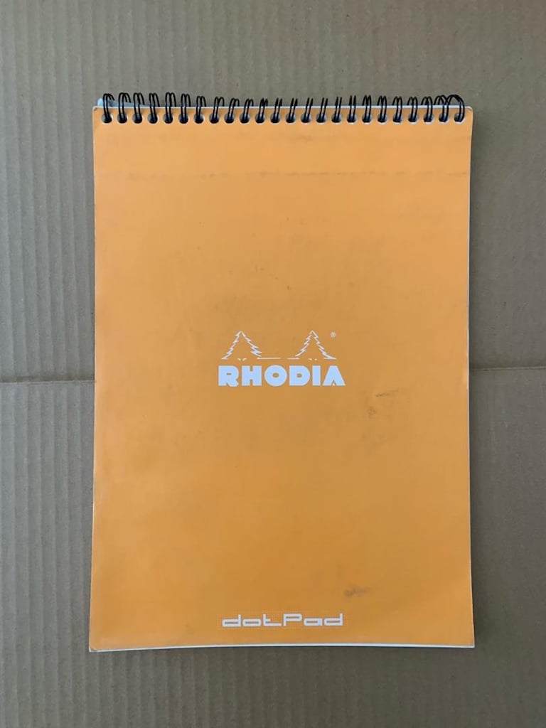 6 adet Defter CONSON-Siyah ve Beyaz Eskiz-DOT GRID-Suluboya bloğu - 13