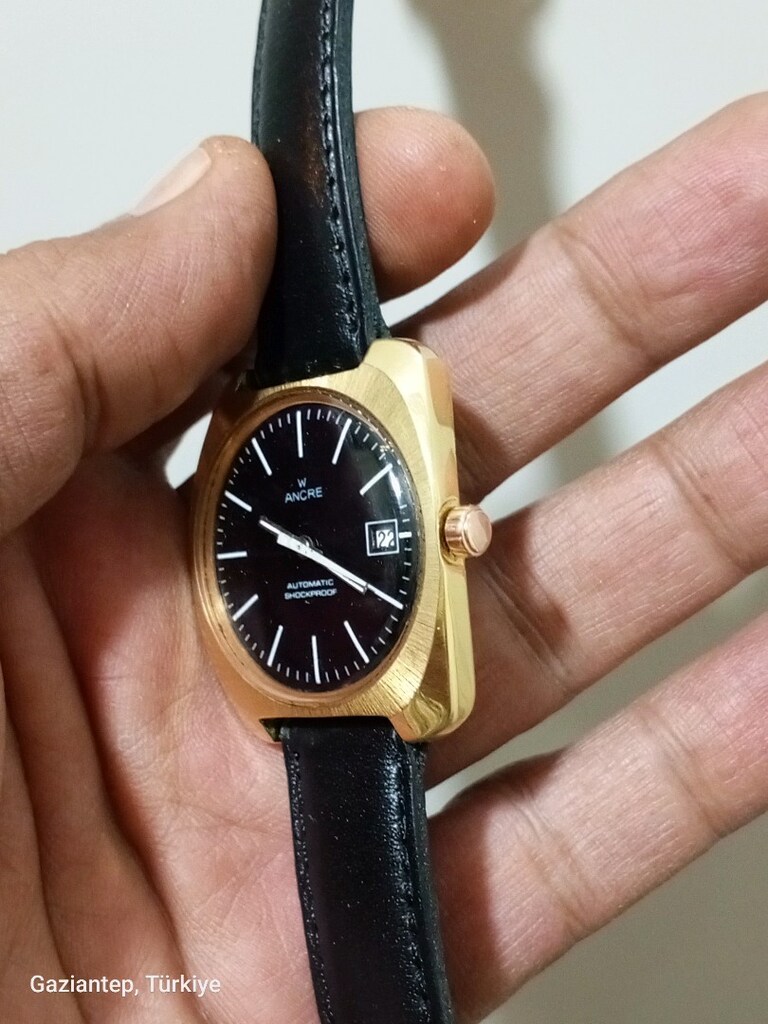 W Ancre otomatik İsviçre tertemiz - 9