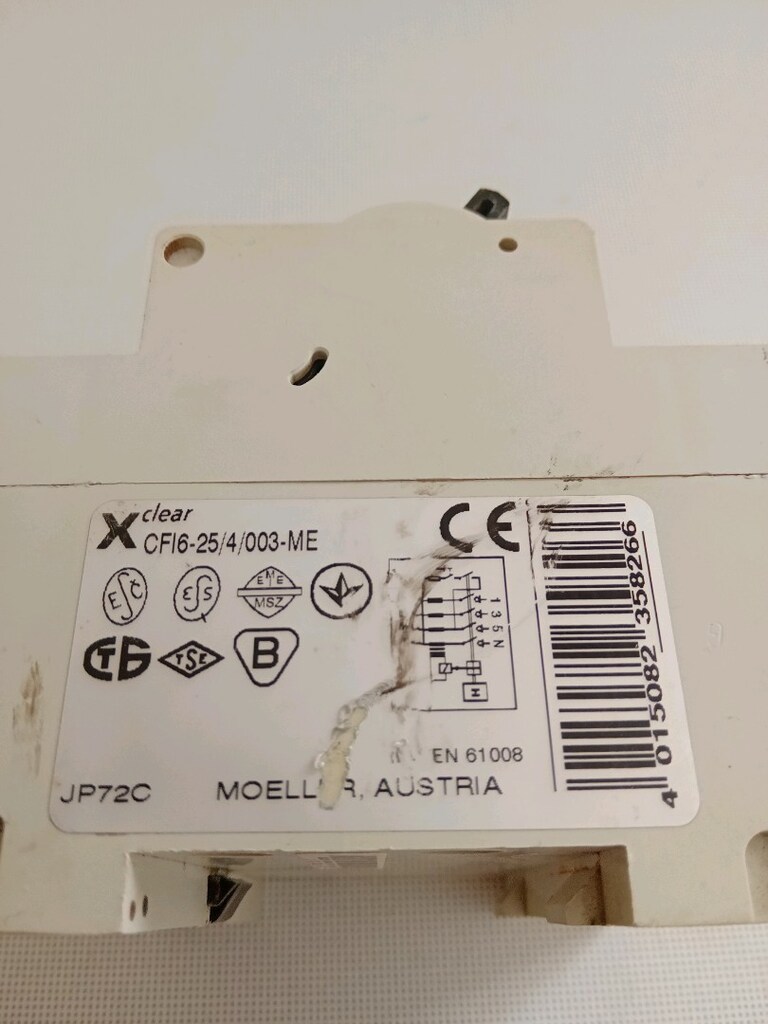 MOELLER kaçak akım koruma rolesi 25 A 0.003 mA - 5