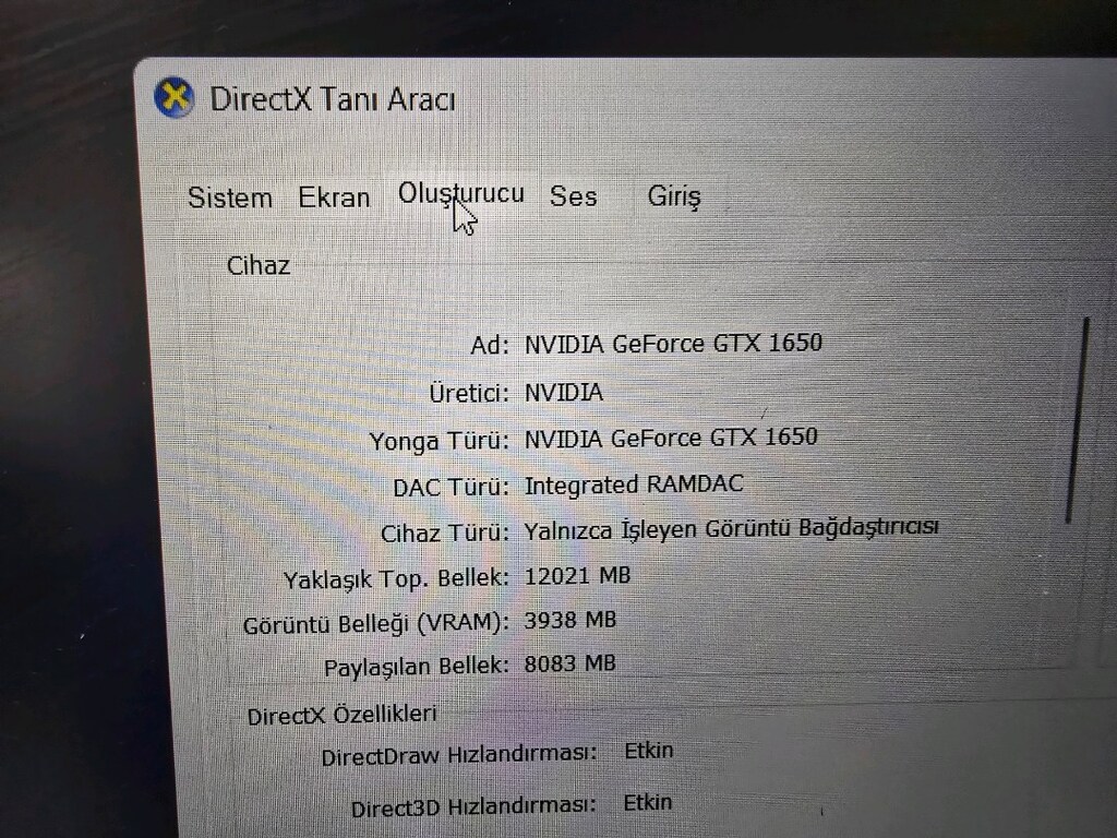 LENOVO GAMMİNG KUTULU FATURALI TERTEMİZ - 10
