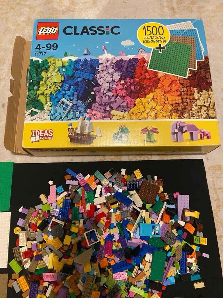lego 11717 1500 parça orjinal kutulu lego - 2