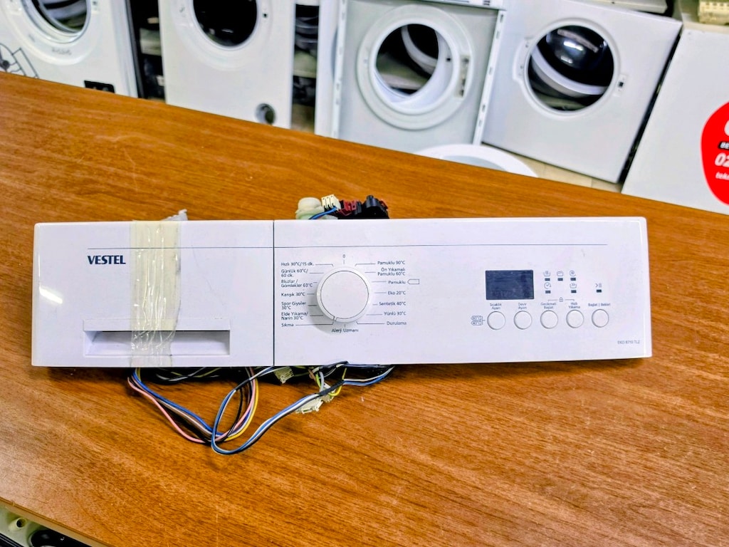 Vestel EKO 8710 TLZ Çamaşır Makinesi Ön Panel Kartı - Orijinal Yedek P - 3