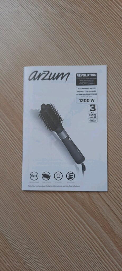 Seramik Saç Şekillendirici ve Kurutma Fırçası - 3 Başlıklı iyonlu1800w - 2