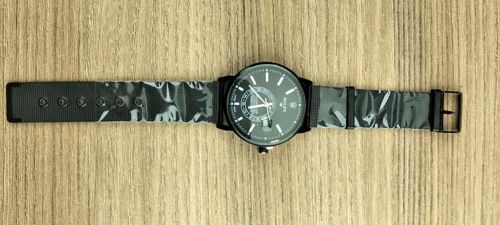 Sıfır Kutulu 40 mm Siyah Kadranlı Quartz Pilli Kol Saati – Siyah Metal - 3