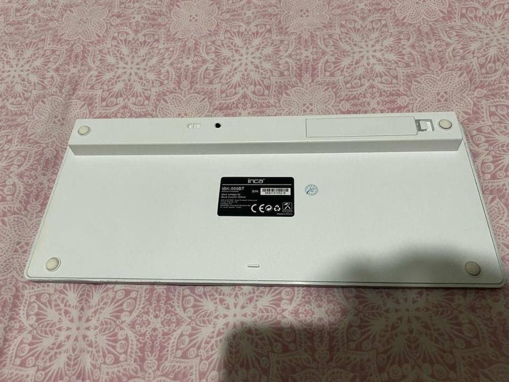 Inca IBK-569BT Pilli Bluetooth Smart Silver Klavye - 2