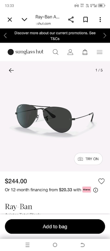Rayban Aviator ve Wayfarer güneş gözlüğü - 8