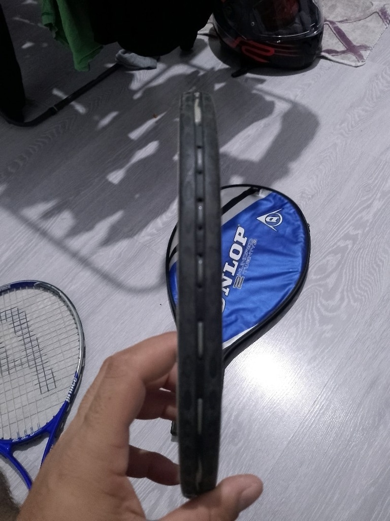 Dunlop 2 Hundred Twenty 7 model yetişkin tenis raketimi orijinal taşım - 6